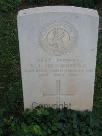 Dar Es Salaam War Cemetery - Hendricks, A